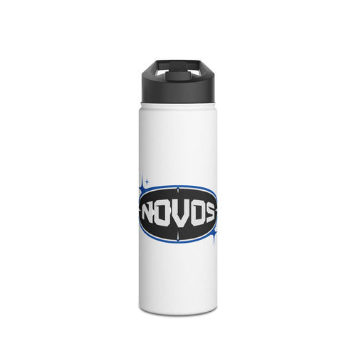 Novos Space Logo Stainless Steel Water Bottle — Insulated Sports Bottle